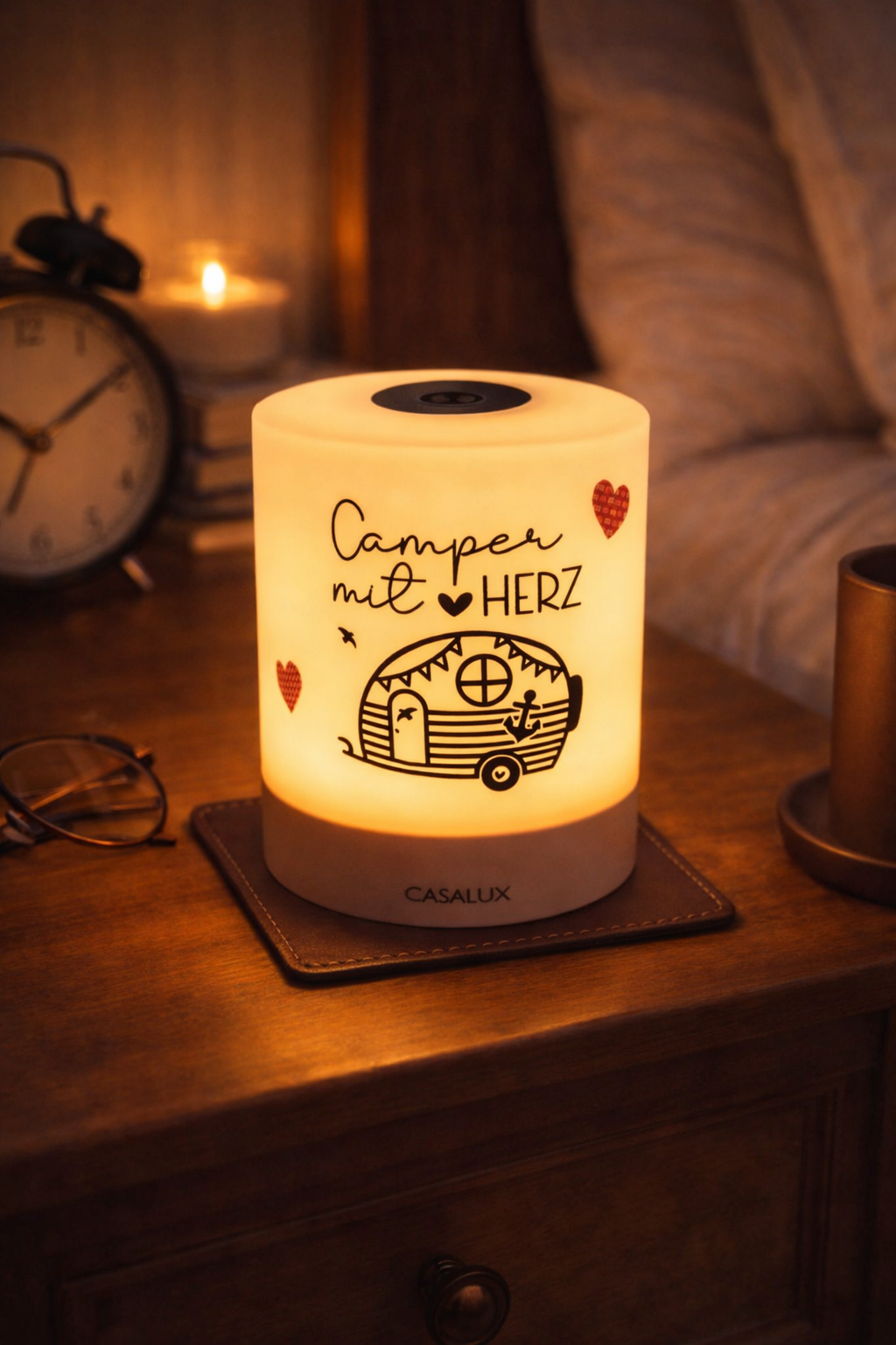 Camper mit Herz